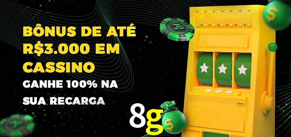 8g melhor bônus de depósito